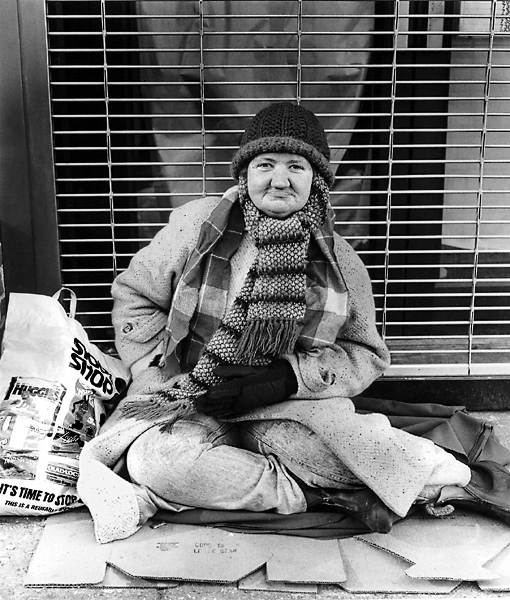 Ingrid, a denizen of Tremont Street in Boston, Massachusetts. —photograph by David Henry