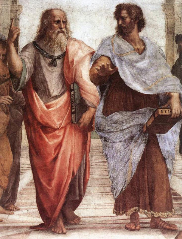 Aristòt ak ansyen mèt li Platon