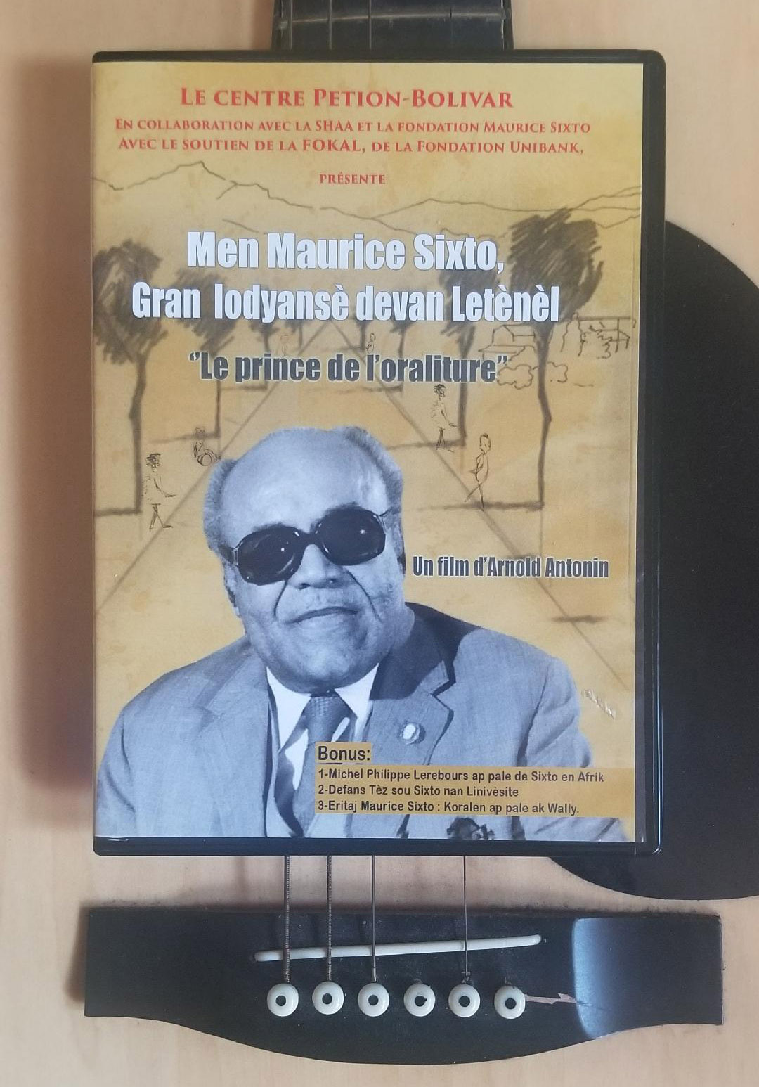 Reproduction of the DVD cover entitled “Here’s Maurice Sixto: The Great Eternal Front Luminous”.
