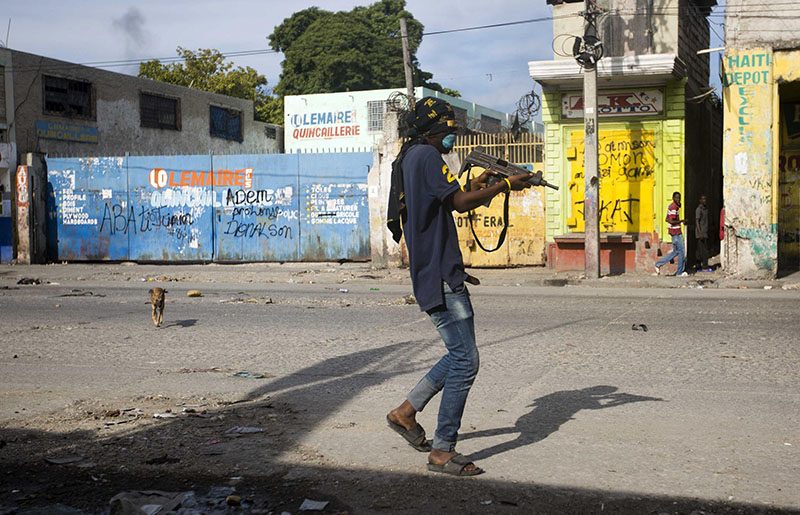 Gang killing in Haiti.