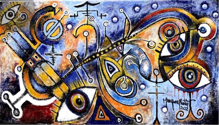 peinture-abstrait par Jean-Marie-Plantin