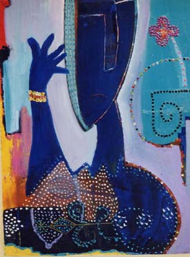 Woman, a painting by Blondèl