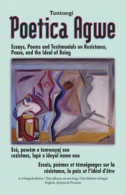 The front cover of the book “Poetica Agwe”, by Tontongi.